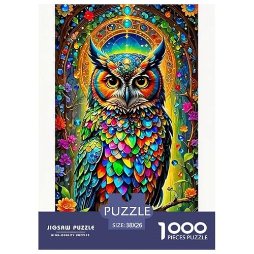 Eule 1000 Teile Puzzles Tier Puzzlespiele Klassisches Lernspiel Für Erwachsene Tolle Geschenkidee 38x26cm/1000pcs Eule 1000 Teile Puzzles Tier Puzzlespiele Klassisches Lernspiel Für Erwachsene Tolle Geschenkidee 38x26cm/1000pcs von ZXOAWQX