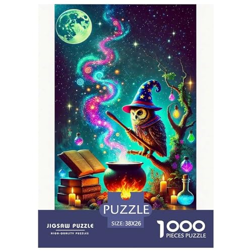 Eule 1000 Teile Puzzles Tier Puzzlespiele Klassisches Lernspiel Für Erwachsene Und Kinder Ab 12 Jahren Tolle Geschenkidee 38x26cm/1000pcs Eule 1000 Teile Puzzles Tier Puzzlespiele Klassisches Lernspiel Für Erwachsene Und Kinder Ab 12 Jahren Tolle Geschenkidee 38x26cm/1000pcs von ZXOAWQX