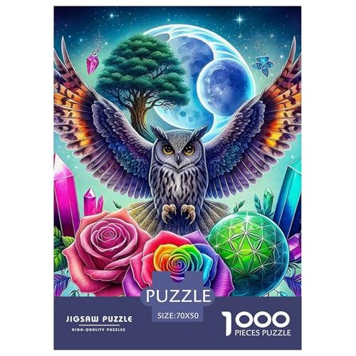 Eule 1000 Teile Puzzles Tier Puzzlespiele Kreative Unterhaltung Für Erwachsene Und Kinder Ab 12 Jahren Tolle Geschenkidee 70x50cm/1000pcs Eule 1000 Teile Puzzles Tier Puzzlespiele Kreative Unterhaltung Für Erwachsene Und Kinder Ab 12 Jahren Tolle Geschenkidee 70x50cm/1000pcs von ZXOAWQX
