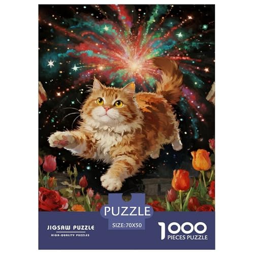 Exotische Kurzhaare 1000 Teile Puzzles Haustier Katze Dekoration Lernspiel Herausforderung Spielzeug Für Erwachsene Und Kinder Ab 12 Jahren Tolle Geschenkidee 70x50cm/1000pcs Exotische Kurzhaare 1000 Teile Puzzles Haustier Katze Dekoration Lernspiel Herausforderung Spielzeug Für Erwachsene Und Kinder Ab 12 Jahren Tolle Geschenkidee 70x50cm/1000pcs von ZXOAWQX
