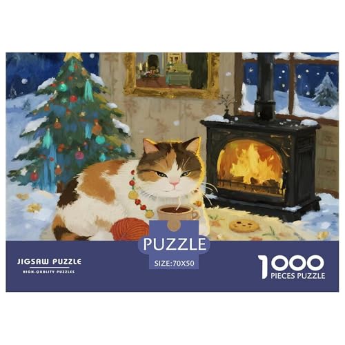 Exotische Kurzhaare 1000 Teile Puzzles Haustier Katze Puzzlespiele Kreative Unterhaltung Für Erwachsene Und Kinder Ab 12 Jahren Tolle Geschenkidee 70x50cm/1000pcs Exotische Kurzhaare 1000 Teile Puzzles Haustier Katze Puzzlespiele Kreative Unterhaltung Für Erwachsene Und Kinder Ab 12 Jahren Tolle Geschenkidee 70x50cm/1000pcs von ZXOAWQX