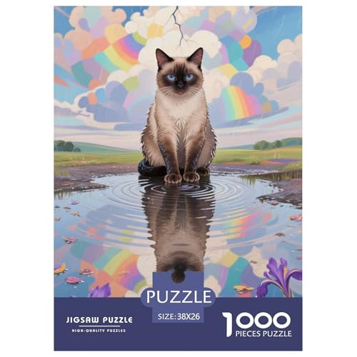 Exotische Kurzhaare 1000 Teile Puzzles Süße Haustiere Dekoration EIN Herausforderndes Für Die Ganze Familie Tolle Geschenkidee 38x26cm/1000pcs Exotische Kurzhaare 1000 Teile Puzzles Süße Haustiere Dekoration EIN Herausforderndes Für Die Ganze Familie Tolle Geschenkidee 38x26cm/1000pcs von ZXOAWQX