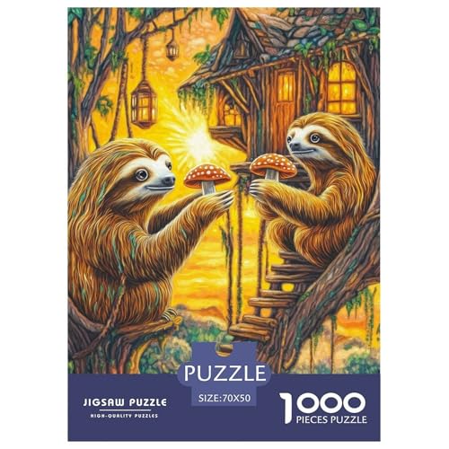 Faulheit 1000 Teile Puzzles Clevere Klassisches Lernspiel Für Die Ganze Familie Tolle Geschenkidee 70x50cm/1000pcs von ZXOAWQX