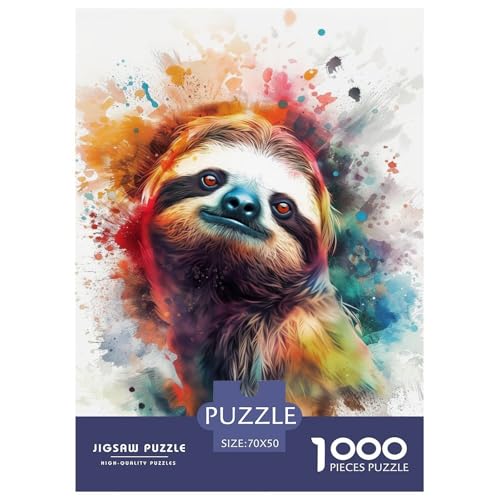 Faulheit 1000 Teile Puzzles Clevere Lernspiel Herausforderung Spielzeug Für Erwachsene Tolle Geschenkidee 70x50cm/1000pcs von ZXOAWQX