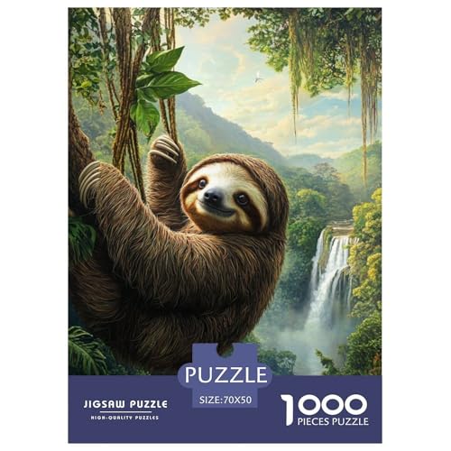 Faulheit 1000 Teile Puzzles DekoRatteion Klassisches Lernspiel Für Erwachsene Und Kinder Ab 12 Jahren Tolle Geschenkidee 70x50cm/1000pcs von ZXOAWQX