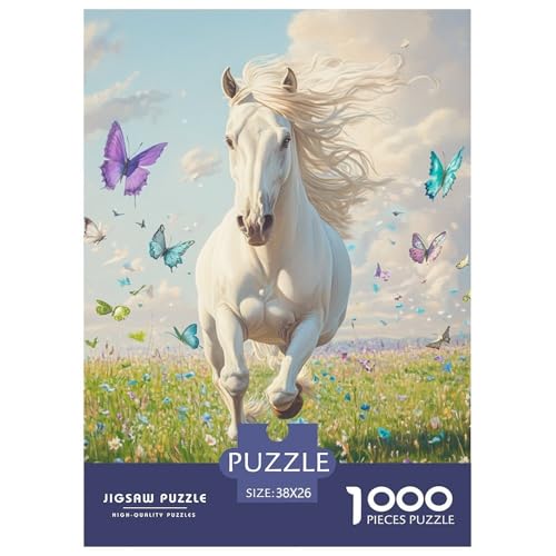 Fine Pferd 1000 Teile Puzzles Dekoration Klassisches Lernspiel Für Erwachsene Und Kinder Ab 12 Jahren Tolle Geschenkidee 38x26cm/1000pcs Fine Pferd 1000 Teile Puzzles Dekoration Klassisches Lernspiel Für Erwachsene Und Kinder Ab 12 Jahren Tolle Geschenkidee 38x26cm/1000pcs von ZXOAWQX