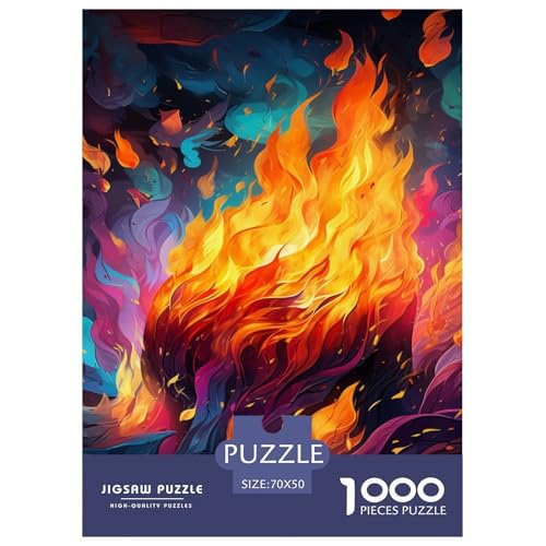 Flammen 1000 Teile Puzzles Clevere Lernspiel Herausforderung Spielzeug Für Erwachsene Tolle Geschenkidee 70x50cm/1000pcs Flammen 1000 Teile Puzzles Clevere Lernspiel Herausforderung Spielzeug Für Erwachsene Tolle Geschenkidee 70x50cm/1000pcs von ZXOAWQX