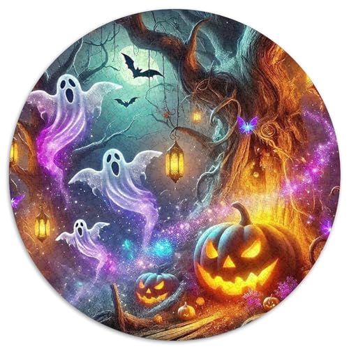 Fledermaus 1000 Teile Rundes Puzzle Kreatives Geschenk Unmögliches Spiel Für Erwachsene Und Kinder 1000pcs (67.5x67.5cm) von ZXOAWQX