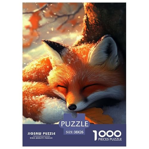 Fox 1000 Teile Puzzles Classic Lernspiel Herausforderung Spielzeug Für Erwachsene Tolle Geschenkidee 38x26cm/1000pcs Fox 1000 Teile Puzzles Classic Lernspiel Herausforderung Spielzeug Für Erwachsene Tolle Geschenkidee 38x26cm/1000pcs von ZXOAWQX