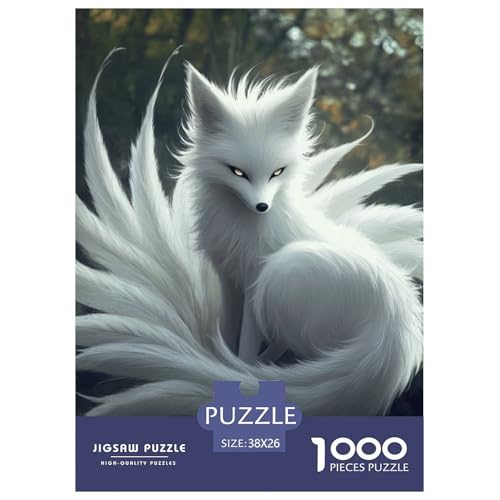 Fox 1000 Teile Puzzles Clevere Klassisches Lernspiel Für Erwachsene Und Kinder Ab 12 Jahren Tolle Geschenkidee 38x26cm/1000pcs von ZXOAWQX