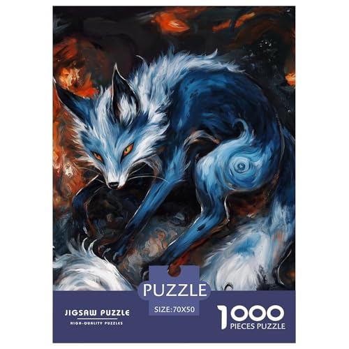 Fox 1000 Teile Puzzles Clevere Unmögliche Herausforderung Für Die Ganze Familie Tolle Geschenkidee 70x50cm/1000pcs von ZXOAWQX