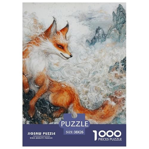 Fox 1000 Teile Puzzles DekoRatteion EIN Herausforderndes Für Die Ganze Familie Tolle Geschenkidee 38x26cm/1000pcs Fox 1000 Teile Puzzles DekoRatteion EIN Herausforderndes Für Die Ganze Familie Tolle Geschenkidee 38x26cm/1000pcs von ZXOAWQX