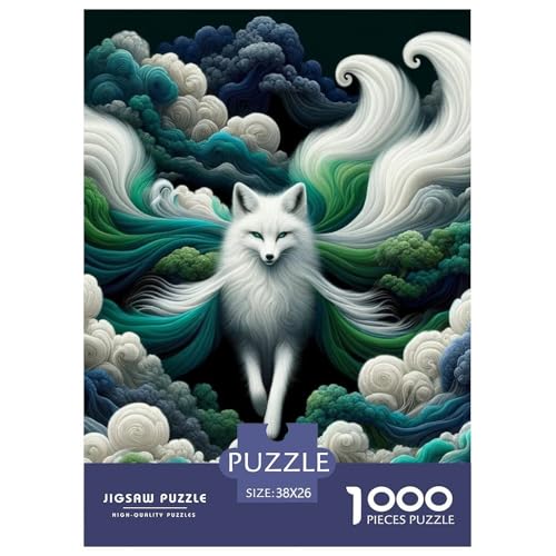Fox 1000 Teile Puzzles DekoRatteion Kreative Unterhaltung Für Die Ganze Familie Tolle Geschenkidee 38x26cm/1000pcs von ZXOAWQX