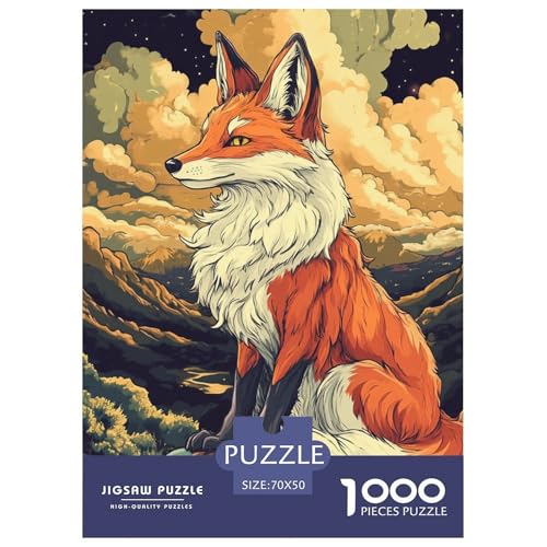 Fox 1000 Teile Puzzles DekoRatteion Kreative Unterhaltung Für Erwachsene Tolle Geschenkidee 70x50cm/1000pcs Fox 1000 Teile Puzzles DekoRatteion Kreative Unterhaltung Für Erwachsene Tolle Geschenkidee 70x50cm/1000pcs von ZXOAWQX