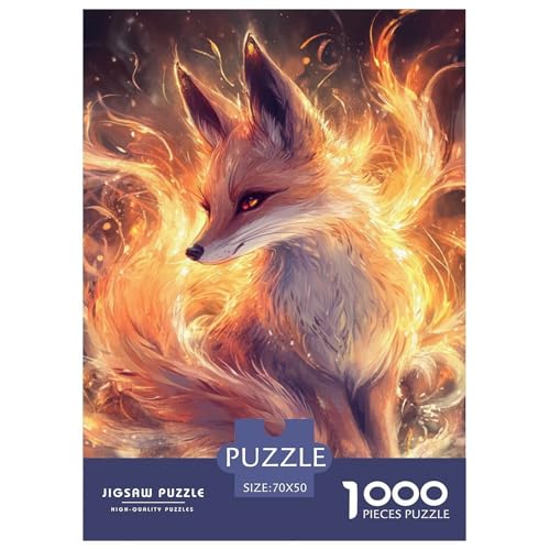 Fox 1000 Teile Puzzles DekoRatteion Unmögliche Herausforderung Für Erwachsene Und Kinder Ab 12 Jahren Tolle Geschenkidee 70x50cm/1000pcs Fox 1000 Teile Puzzles DekoRatteion Unmögliche Herausforderung Für Erwachsene Und Kinder Ab 12 Jahren Tolle Geschenkidee 70x50cm/1000pcs von ZXOAWQX