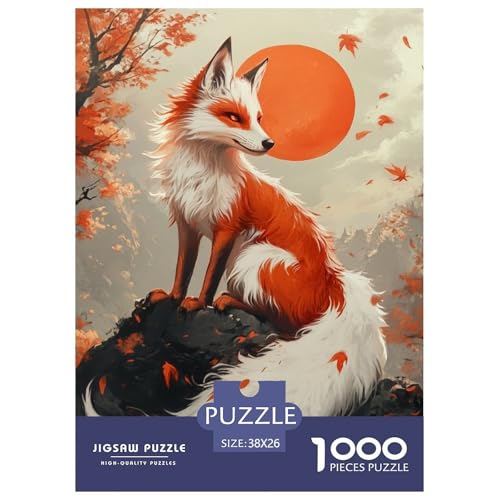 Fox 1000 Teile Puzzles Dekoration EIN Herausforderndes Für Erwachsene Und Kinder Ab 12 Jahren Tolle Geschenkidee 38x26cm/1000pcs Fox 1000 Teile Puzzles Dekoration EIN Herausforderndes Für Erwachsene Und Kinder Ab 12 Jahren Tolle Geschenkidee 38x26cm/1000pcs von ZXOAWQX