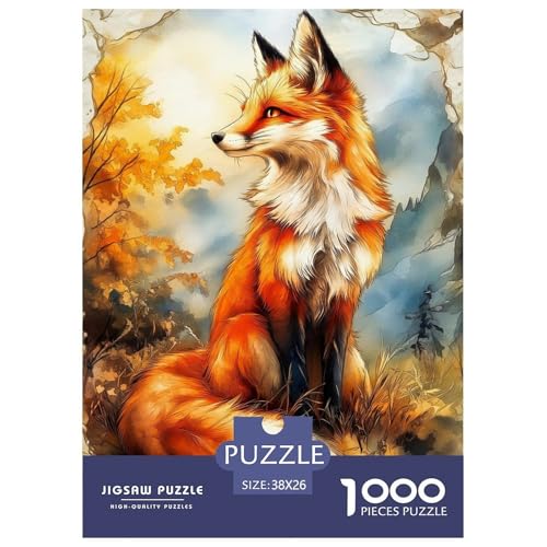 Fox 1000 Teile Puzzles Dekoration Lernspiel Herausforderung Spielzeug Für Die Ganze Familie Tolle Geschenkidee 38x26cm/1000pcs Fox 1000 Teile Puzzles Dekoration Lernspiel Herausforderung Spielzeug Für Die Ganze Familie Tolle Geschenkidee 38x26cm/1000pcs von ZXOAWQX
