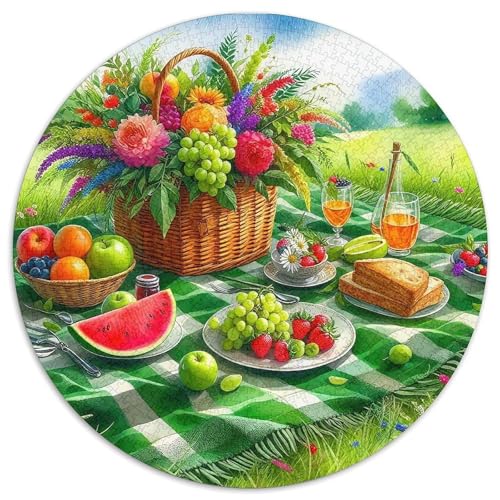 Früchte 1000 Teile Rundes Puzzle Kreatives Geschenk Unmögliches Spiel Für Die Ganze Familie 1000pcs (67.5x67.5cm) von ZXOAWQX
