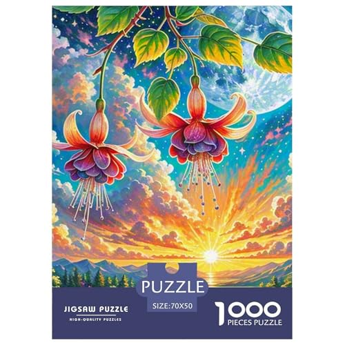 Fuchsien 1000 Teile Puzzles Puzzlespiele Lernspiel Herausforderung Spielzeug Für Erwachsene Und Kinder Ab 12 Jahren Tolle Geschenkidee 70x50cm/1000pcs Fuchsien 1000 Teile Puzzles Puzzlespiele Lernspiel Herausforderung Spielzeug Für Erwachsene Und Kinder Ab 12 Jahren Tolle Geschenkidee 70x50cm/1000pcs von ZXOAWQX