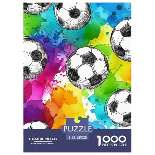 Fußball 1000 Teile Puzzles DekoRatteion Kreative Unterhaltung Für Die Ganze Familie Tolle Geschenkidee 38x26cm/1000pcs Fußball 1000 Teile Puzzles DekoRatteion Kreative Unterhaltung Für Die Ganze Familie Tolle Geschenkidee 38x26cm/1000pcs von ZXOAWQX