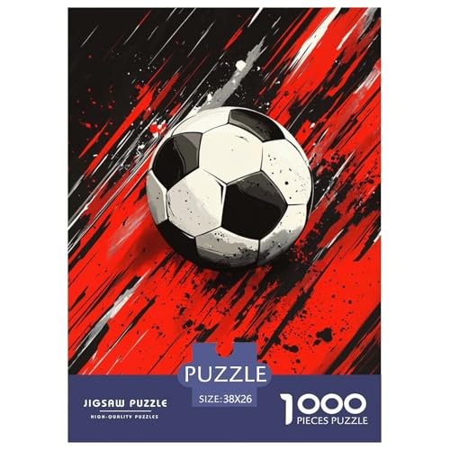 Fußball 1000 Teile Puzzles Dekoration Klassisches Lernspiel Für Erwachsene Und Kinder Ab 12 Jahren Tolle Geschenkidee 38x26cm/1000pcs Fußball 1000 Teile Puzzles Dekoration Klassisches Lernspiel Für Erwachsene Und Kinder Ab 12 Jahren Tolle Geschenkidee 38x26cm/1000pcs von ZXOAWQX