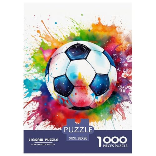 Fußball 1000 Teile Puzzles Puzzlespiele Lernspiel Herausforderung Spielzeug Für Die Ganze Familie Tolle Geschenkidee 38x26cm/1000pcs Fußball 1000 Teile Puzzles Puzzlespiele Lernspiel Herausforderung Spielzeug Für Die Ganze Familie Tolle Geschenkidee 38x26cm/1000pcs von ZXOAWQX