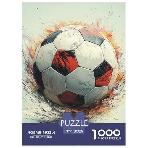 Fußball 1000 Teile Puzzles Puzzlespiele Unmögliche Herausforderung Für Die Ganze Familie Tolle Geschenkidee 38x26cm/1000pcs Fußball 1000 Teile Puzzles Puzzlespiele Unmögliche Herausforderung Für Die Ganze Familie Tolle Geschenkidee 38x26cm/1000pcs von ZXOAWQX