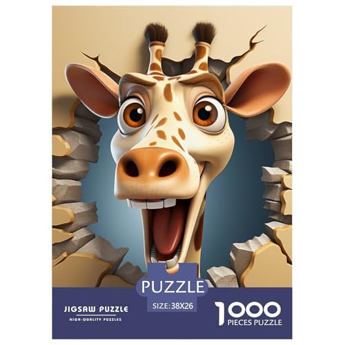 Giraffe 1000 Teile Puzzles Classic Lernspiel Herausforderung Spielzeug Für Erwachsene Tolle Geschenkidee 38x26cm/1000pcs Giraffe 1000 Teile Puzzles Classic Lernspiel Herausforderung Spielzeug Für Erwachsene Tolle Geschenkidee 38x26cm/1000pcs von ZXOAWQX