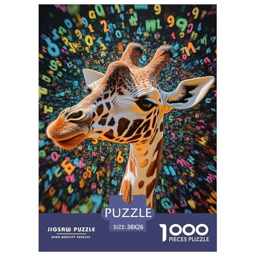 Giraffe 1000 Teile Puzzles Puzzlespiele EIN Herausforderndes Für Erwachsene Tolle Geschenkidee 38x26cm/1000pcs Giraffe 1000 Teile Puzzles Puzzlespiele EIN Herausforderndes Für Erwachsene Tolle Geschenkidee 38x26cm/1000pcs von ZXOAWQX
