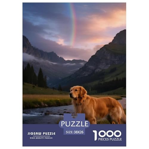 Goldener Retriever 1000 Teile Puzzles Süß Pets Puzzlespiele Kreative Unterhaltung Für Die Ganze Familie Tolle Geschenkidee 38x26cm/1000pcs Goldener Retriever 1000 Teile Puzzles Süß Pets Puzzlespiele Kreative Unterhaltung Für Die Ganze Familie Tolle Geschenkidee 38x26cm/1000pcs von ZXOAWQX