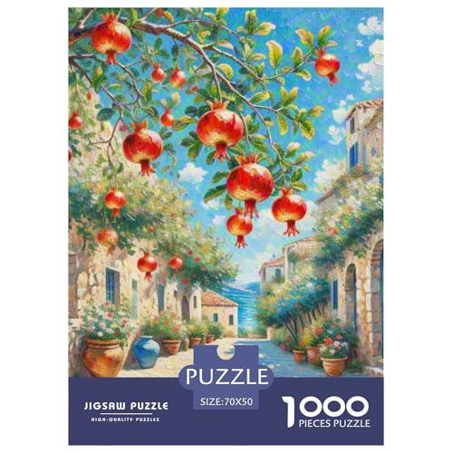 Granatapfelblüte 1000 Teile Puzzles Clevere Lernspiel Herausforderung Spielzeug Für Erwachsene Tolle Geschenkidee 70x50cm/1000pcs Granatapfelblüte 1000 Teile Puzzles Clevere Lernspiel Herausforderung Spielzeug Für Erwachsene Tolle Geschenkidee 70x50cm/1000pcs von ZXOAWQX
