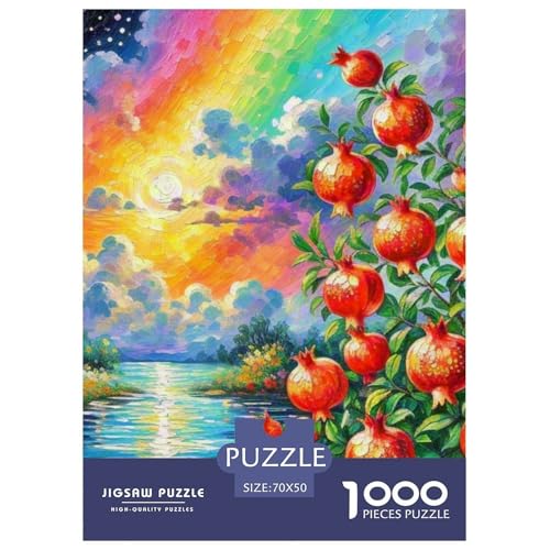 Granatapfelblüte 1000 Teile Puzzles Puzzlespiele Kreative Unterhaltung Für Erwachsene Und Kinder Ab 12 Jahren Tolle Geschenkidee 70x50cm/1000pcs Granatapfelblüte 1000 Teile Puzzles Puzzlespiele Kreative Unterhaltung Für Erwachsene Und Kinder Ab 12 Jahren Tolle Geschenkidee 70x50cm/1000pcs von ZXOAWQX