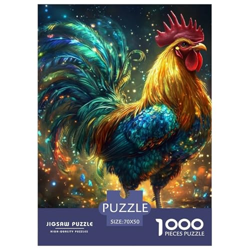 Hahn 1000 Teile Puzzles Classic Lernspiel Herausforderung Spielzeug Für Erwachsene Tolle Geschenkidee 70x50cm/1000pcs Hahn 1000 Teile Puzzles Classic Lernspiel Herausforderung Spielzeug Für Erwachsene Tolle Geschenkidee 70x50cm/1000pcs von ZXOAWQX