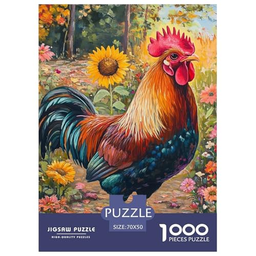 Hahn 1000 Teile Puzzles Dekoration Klassisches Lernspiel Für Erwachsene Und Kinder Ab 12 Jahren Tolle Geschenkidee 70x50cm/1000pcs Hahn 1000 Teile Puzzles Dekoration Klassisches Lernspiel Für Erwachsene Und Kinder Ab 12 Jahren Tolle Geschenkidee 70x50cm/1000pcs von ZXOAWQX