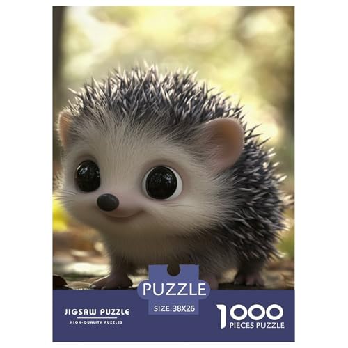 Hedgehog 1000 Teile Puzzles Dekoration EIN Herausforderndes Für Erwachsene Und Kinder Ab 12 Jahren Tolle Geschenkidee 38x26cm/1000pcs Hedgehog 1000 Teile Puzzles Dekoration EIN Herausforderndes Für Erwachsene Und Kinder Ab 12 Jahren Tolle Geschenkidee 38x26cm/1000pcs von ZXOAWQX