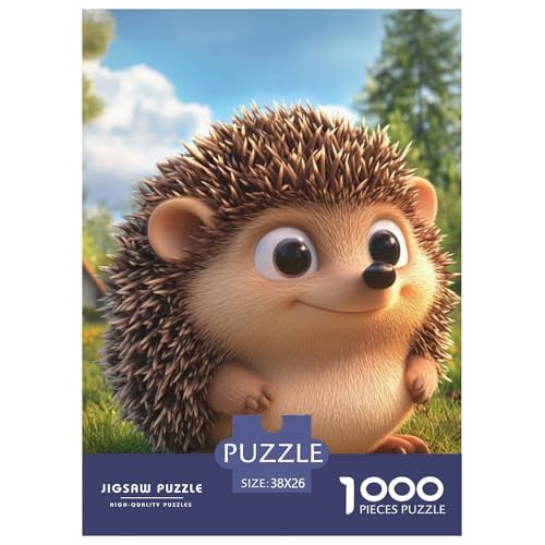 Hedgehog 1000 Teile Puzzles Puzzlespiele Klassisches Lernspiel Für Erwachsene Und Kinder Ab 12 Jahren Tolle Geschenkidee 38x26cm/1000pcs Hedgehog 1000 Teile Puzzles Puzzlespiele Klassisches Lernspiel Für Erwachsene Und Kinder Ab 12 Jahren Tolle Geschenkidee 38x26cm/1000pcs von ZXOAWQX
