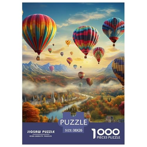 Heißluftballon 1000 Teile Puzzles Puzzlespiele Lernspiel Herausforderung Spielzeug Für Erwachsene Tolle Geschenkidee 38x26cm/1000pcs Heißluftballon 1000 Teile Puzzles Puzzlespiele Lernspiel Herausforderung Spielzeug Für Erwachsene Tolle Geschenkidee 38x26cm/1000pcs von ZXOAWQX