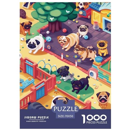 Hund 1000 Teile Puzzles Classic Unmögliche Herausforderung Für Erwachsene Und Kinder Ab 12 Jahren Tolle Geschenkidee 70x50cm/1000pcs Hund 1000 Teile Puzzles Classic Unmögliche Herausforderung Für Erwachsene Und Kinder Ab 12 Jahren Tolle Geschenkidee 70x50cm/1000pcs von ZXOAWQX