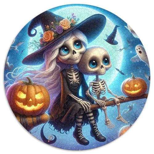 Jumbie Kürbisse 1000 Teile Rundes Puzzle Kreatives Geschenk EIN Herausforderndes Für Erwachsene Und Kinder 1000pcs (67.5x67.5cm) von ZXOAWQX