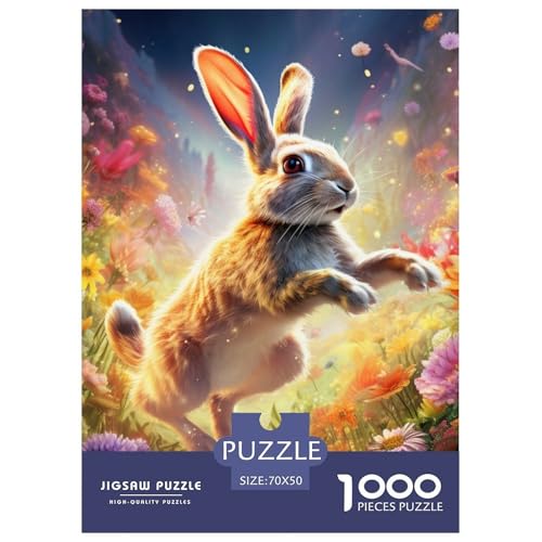 Kaninchen 1000 Teile Puzzles Classic Lernspiel Herausforderung Spielzeug Für Erwachsene Tolle Geschenkidee 70x50cm/1000pcs Kaninchen 1000 Teile Puzzles Classic Lernspiel Herausforderung Spielzeug Für Erwachsene Tolle Geschenkidee 70x50cm/1000pcs von ZXOAWQX
