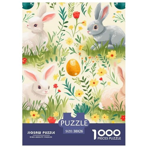 Kaninchen 1000 Teile Puzzles Puzzlespiele Lernspiel Herausforderung Spielzeug Für Erwachsene Tolle Geschenkidee 38x26cm/1000pcs Kaninchen 1000 Teile Puzzles Puzzlespiele Lernspiel Herausforderung Spielzeug Für Erwachsene Tolle Geschenkidee 38x26cm/1000pcs von ZXOAWQX
