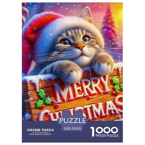Katze 1000 Teile Puzzles niedlich Haustier Clevere Klassisches Lernspiel Für Erwachsene Tolle Geschenkidee 70x50cm/1000pcs Katze 1000 Teile Puzzles niedlich Haustier Clevere Klassisches Lernspiel Für Erwachsene Tolle Geschenkidee 70x50cm/1000pcs von ZXOAWQX