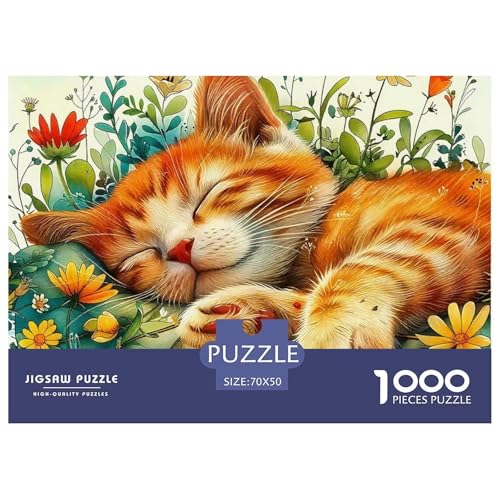 Katze 1000 Teile Puzzles niedlich Haustier Clevere Klassisches Lernspiel Für Erwachsene Tolle Geschenkidee 70x50cm/1000pcs Katze 1000 Teile Puzzles niedlich Haustier Clevere Klassisches Lernspiel Für Erwachsene Tolle Geschenkidee 70x50cm/1000pcs von ZXOAWQX