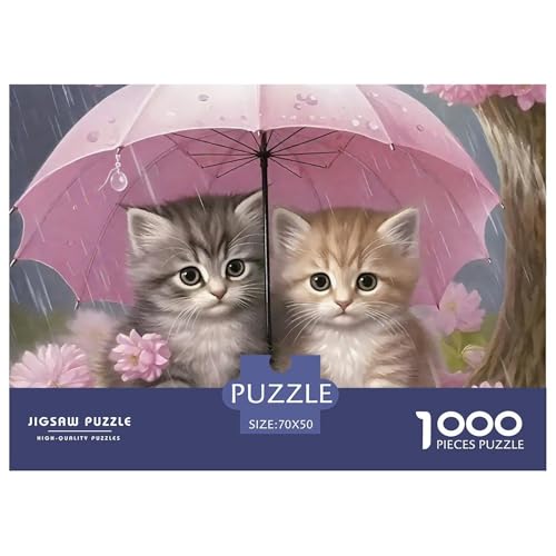 Katze 1000 Teile Puzzles niedlich Haustier Dekoration Kreative Unterhaltung Für Die Ganze Familie Tolle Geschenkidee 70x50cm/1000pcs Katze 1000 Teile Puzzles niedlich Haustier Dekoration Kreative Unterhaltung Für Die Ganze Familie Tolle Geschenkidee 70x50cm/1000pcs von ZXOAWQX