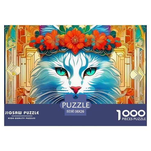 Katze 1000 Teile Puzzles niedlich Haustier Puzzlespiele Klassisches Lernspiel Für Erwachsene Tolle Geschenkidee 38x26cm/1000pcs Katze 1000 Teile Puzzles niedlich Haustier Puzzlespiele Klassisches Lernspiel Für Erwachsene Tolle Geschenkidee 38x26cm/1000pcs von ZXOAWQX