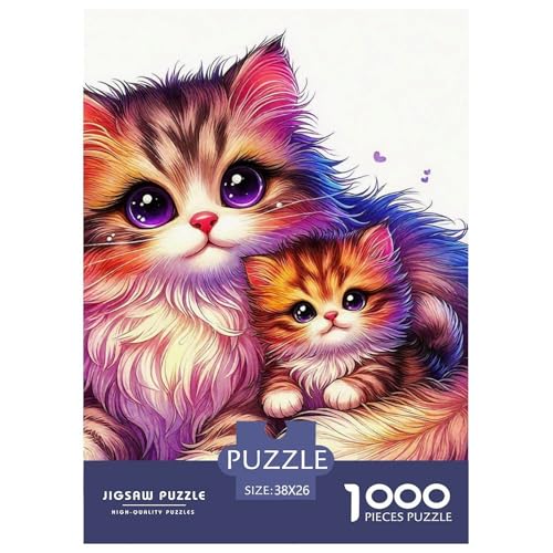 Katze 1000 Teile Puzzles niedlich Haustier Puzzlespiele Klassisches Lernspiel Für Erwachsene Und Kinder Ab 12 Jahren Tolle Geschenkidee 38x26cm/1000pcs Katze 1000 Teile Puzzles niedlich Haustier Puzzlespiele Klassisches Lernspiel Für Erwachsene Und Kinder Ab 12 Jahren Tolle Geschenkidee 38x26cm/1000pcs von ZXOAWQX