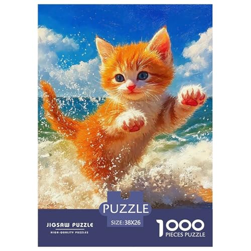 Katze 1000 Teile Puzzles niedlich Haustier Puzzlespiele Klassisches Lernspiel Für Erwachsene Und Kinder Ab 12 Jahren Tolle Geschenkidee 38x26cm/1000pcs Katze 1000 Teile Puzzles niedlich Haustier Puzzlespiele Klassisches Lernspiel Für Erwachsene Und Kinder Ab 12 Jahren Tolle Geschenkidee 38x26cm/1000pcs von ZXOAWQX