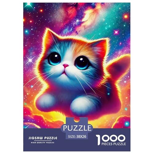 Katze 1000 Teile Puzzles niedlich Haustier Puzzlespiele Lernspiel Herausforderung Spielzeug Für Erwachsene Tolle Geschenkidee 38x26cm/1000pcs Katze 1000 Teile Puzzles niedlich Haustier Puzzlespiele Lernspiel Herausforderung Spielzeug Für Erwachsene Tolle Geschenkidee 38x26cm/1000pcs von ZXOAWQX