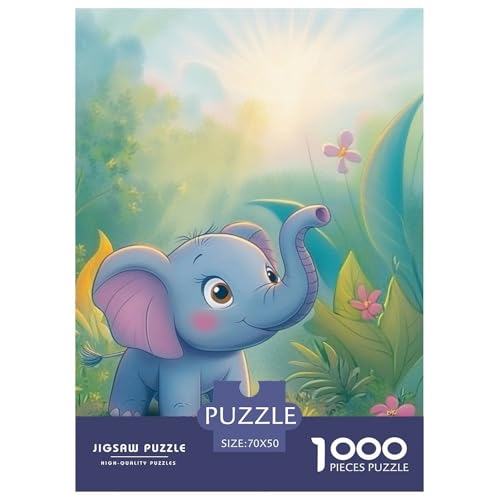 Kleiner Elefant 1000 Teile Puzzles DekoRatteion Kreative Unterhaltung Für Erwachsene Tolle Geschenkidee 70x50cm/1000pcs Kleiner Elefant 1000 Teile Puzzles DekoRatteion Kreative Unterhaltung Für Erwachsene Tolle Geschenkidee 70x50cm/1000pcs von ZXOAWQX