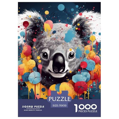 Koala 1000 Teile Puzzles Puzzlespiele Klassisches Lernspiel Für Erwachsene Und Kinder Ab 12 Jahren Tolle Geschenkidee 70x50cm/1000pcs von ZXOAWQX